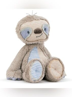 DEMDACO The Oddball Collection Tan Sloth Stuffed Animal 9.5"